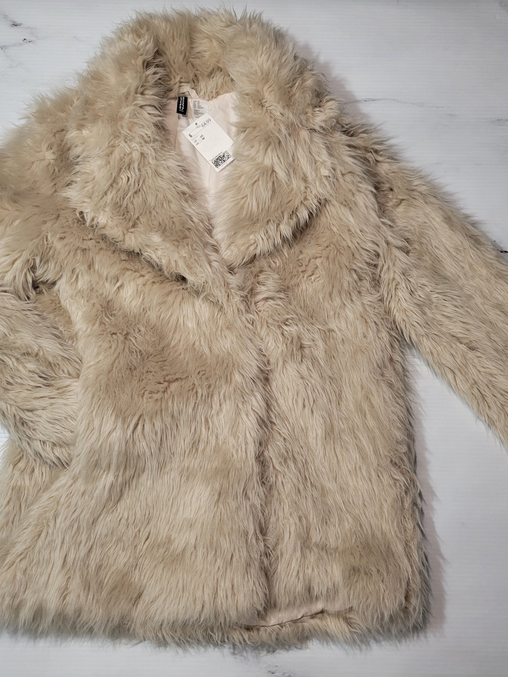 Divided Cream Faux Fur Teddy Jacket